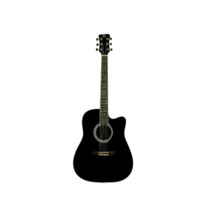 Acoustic Guitar QGA-21 Cut BK